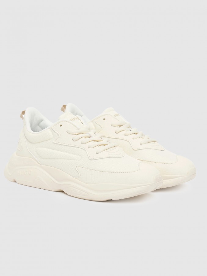 Sneakers Woman Cream Hugo Boss