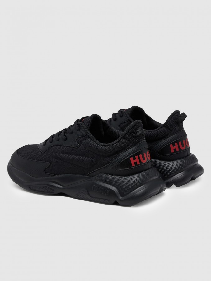 Tenis Hombre Negro Hugo Boss