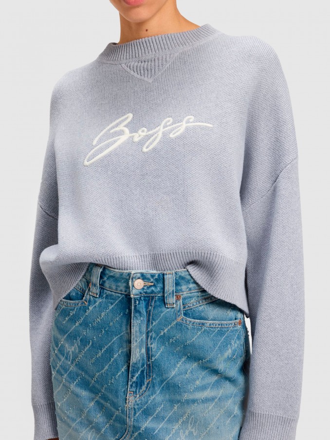 Jumper Woman Grey Boss Orange