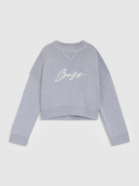 Jersey Mujer Gris Boss Orange