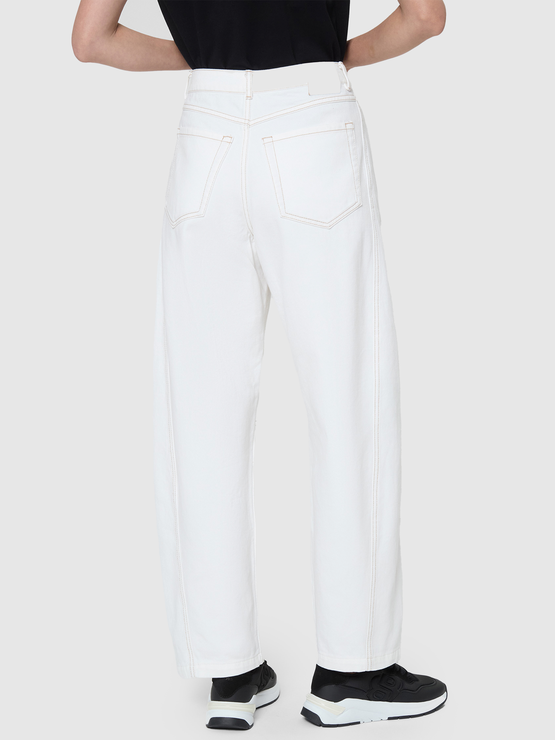 Pants Woman Cream Boss Orange