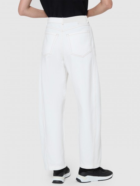 Pants Woman Cream Boss Orange