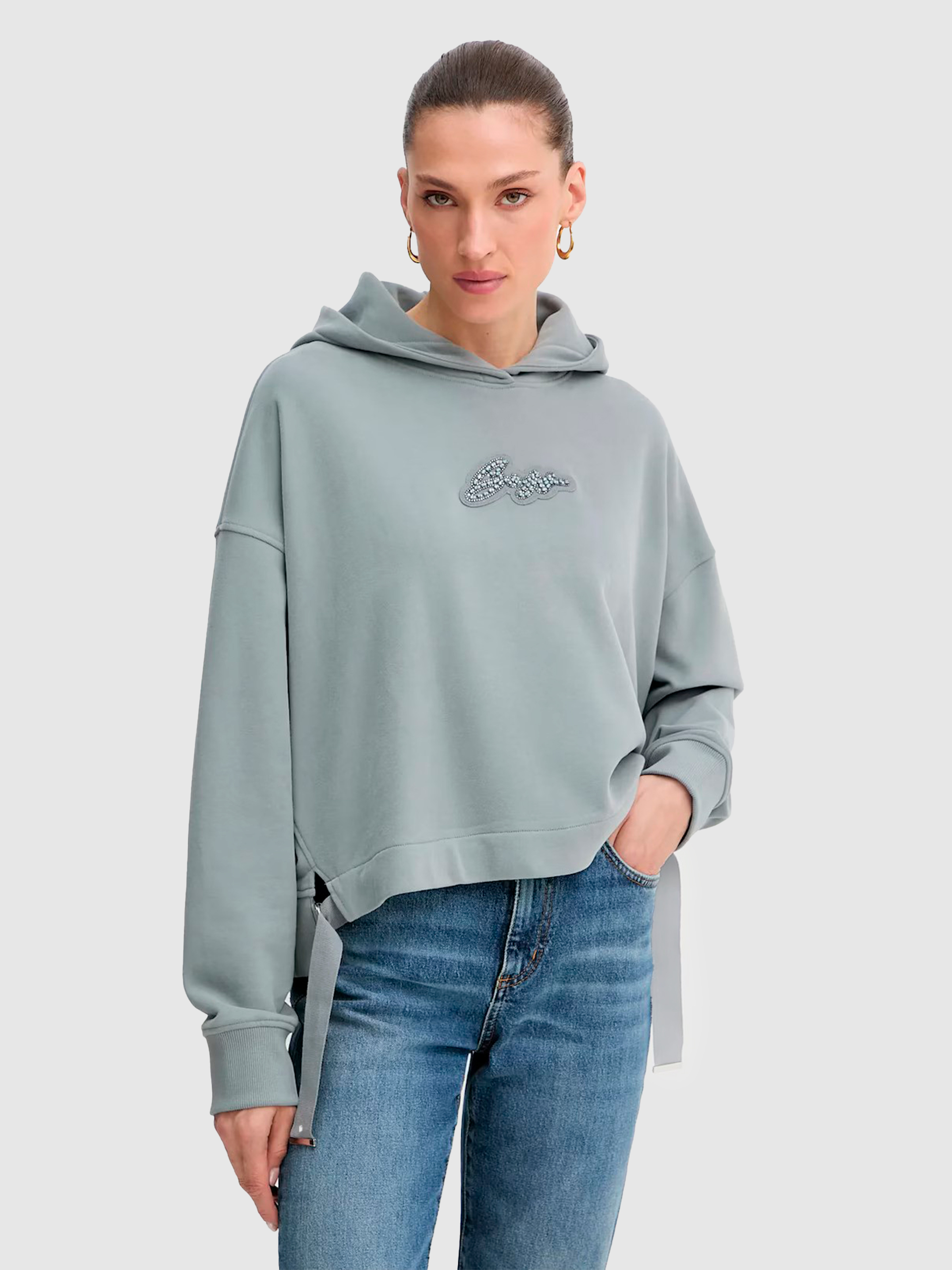 Jersey Mujer Gris Boss Orange