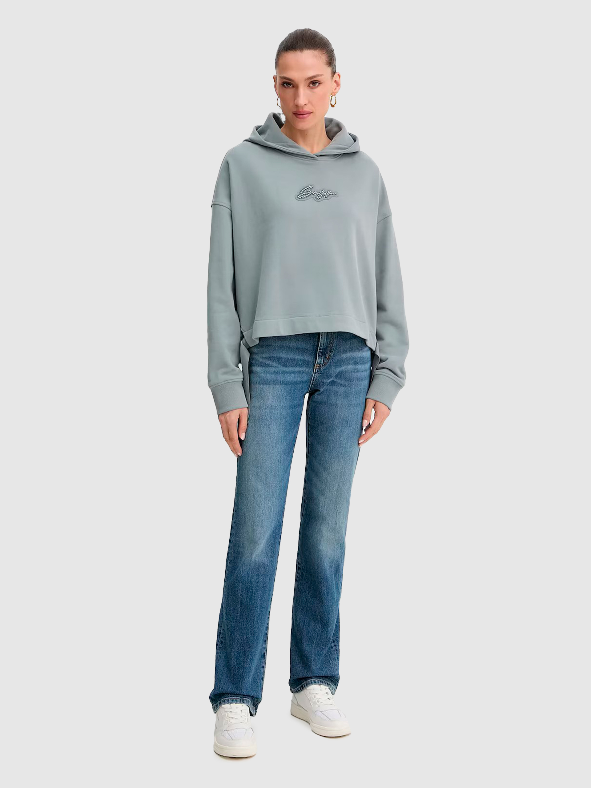 Jersey Mujer Gris Boss Orange