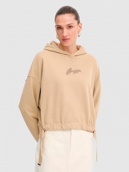 Jumper Woman Beige Boss Orange