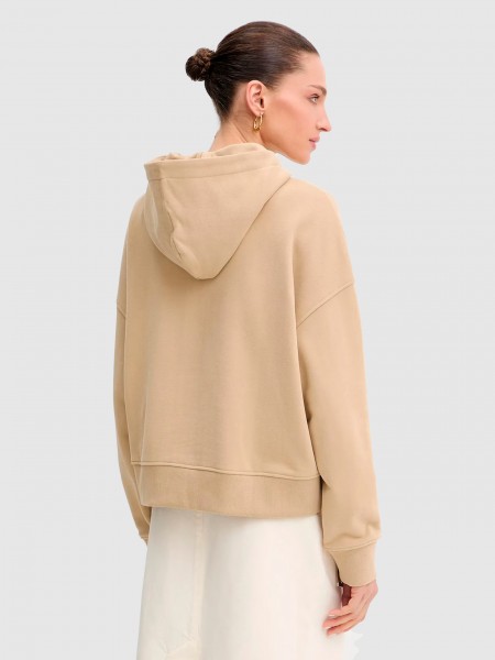 Jumper Woman Beige Boss Orange