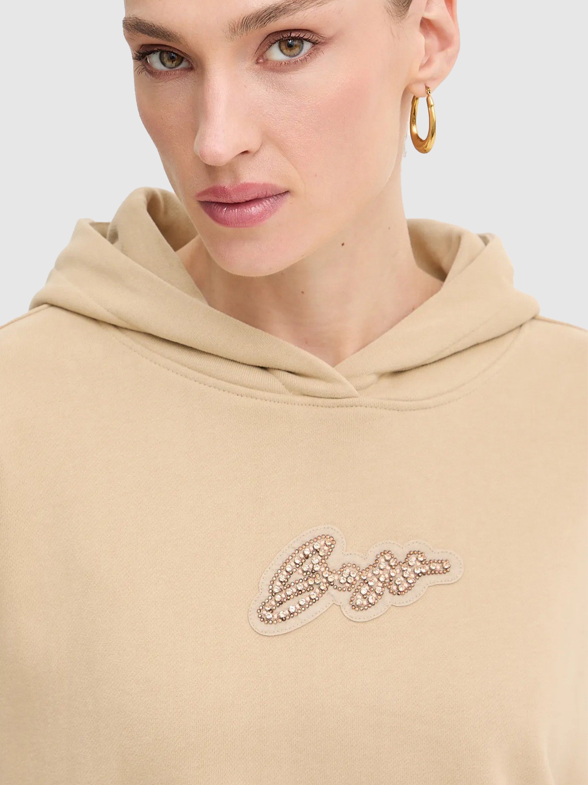 Jersey Mujer Beige Boss Orange