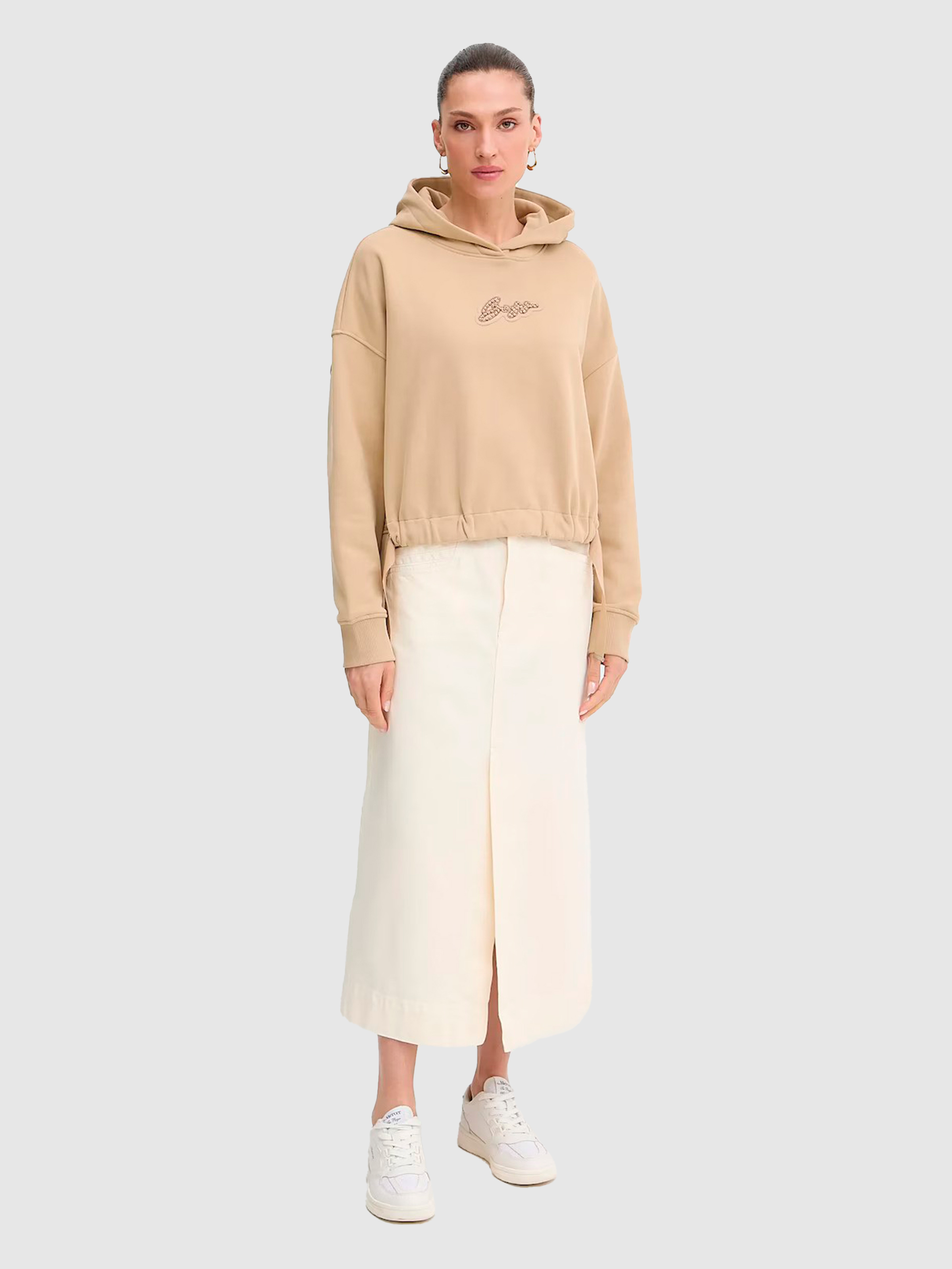 Jersey Mujer Beige Boss Orange