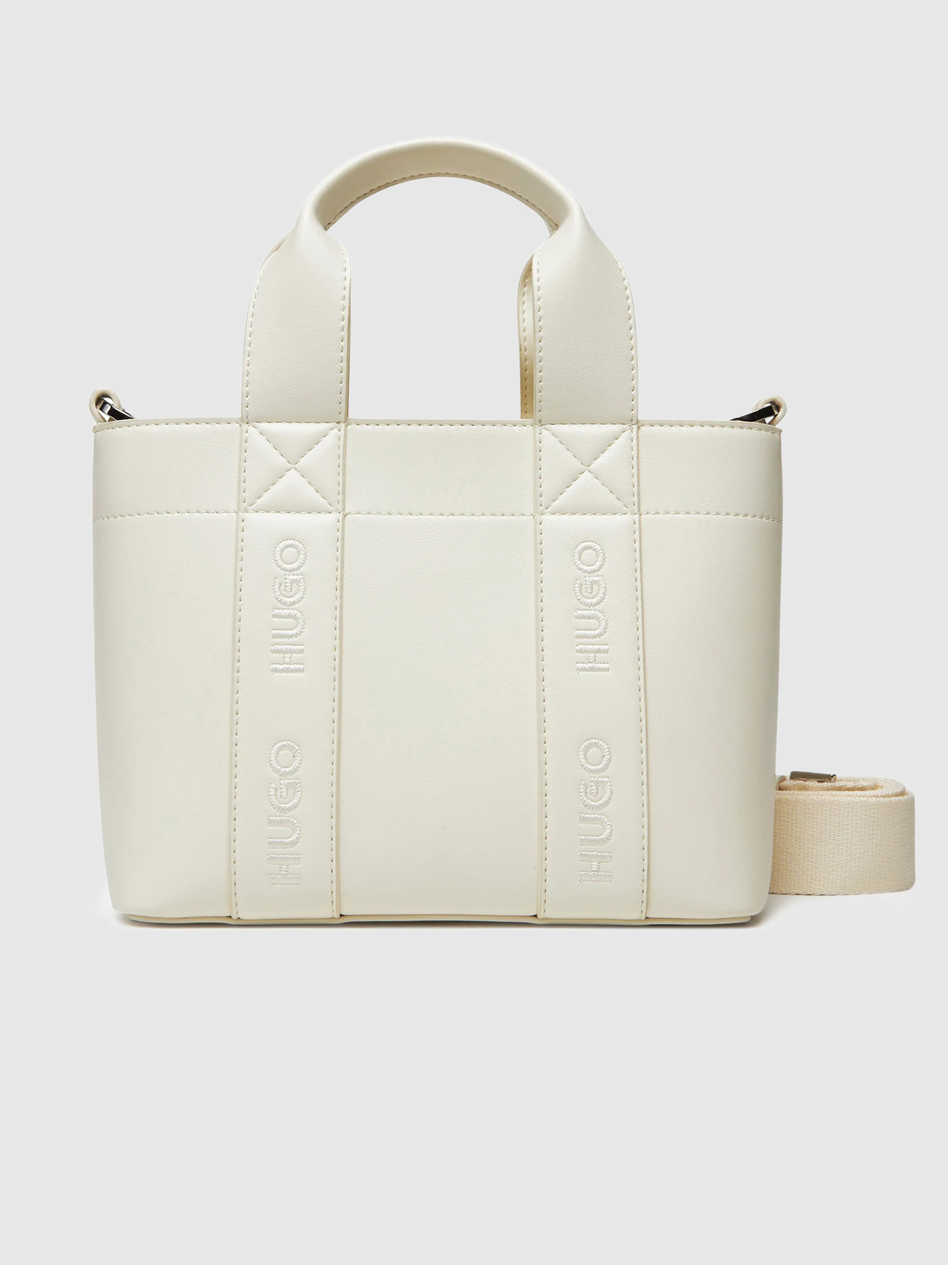 Bolsos de Mano Mujer Crema Hugo Boss