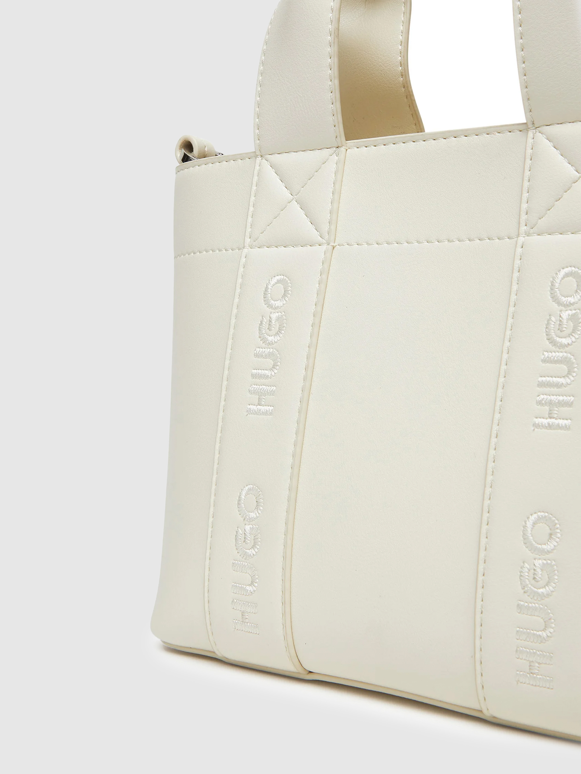 Bolsos de Mano Mujer Crema Hugo Boss