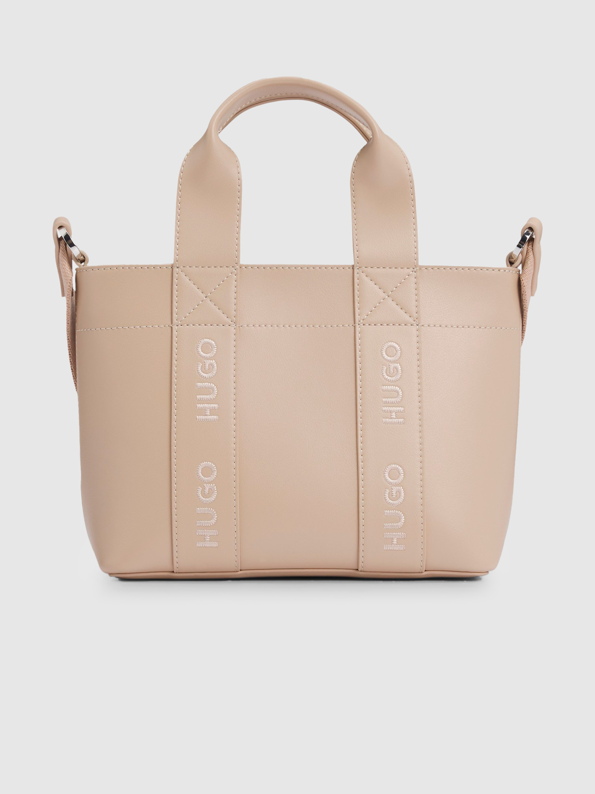 Bolsos de Mano Mujer Beige Hugo Boss