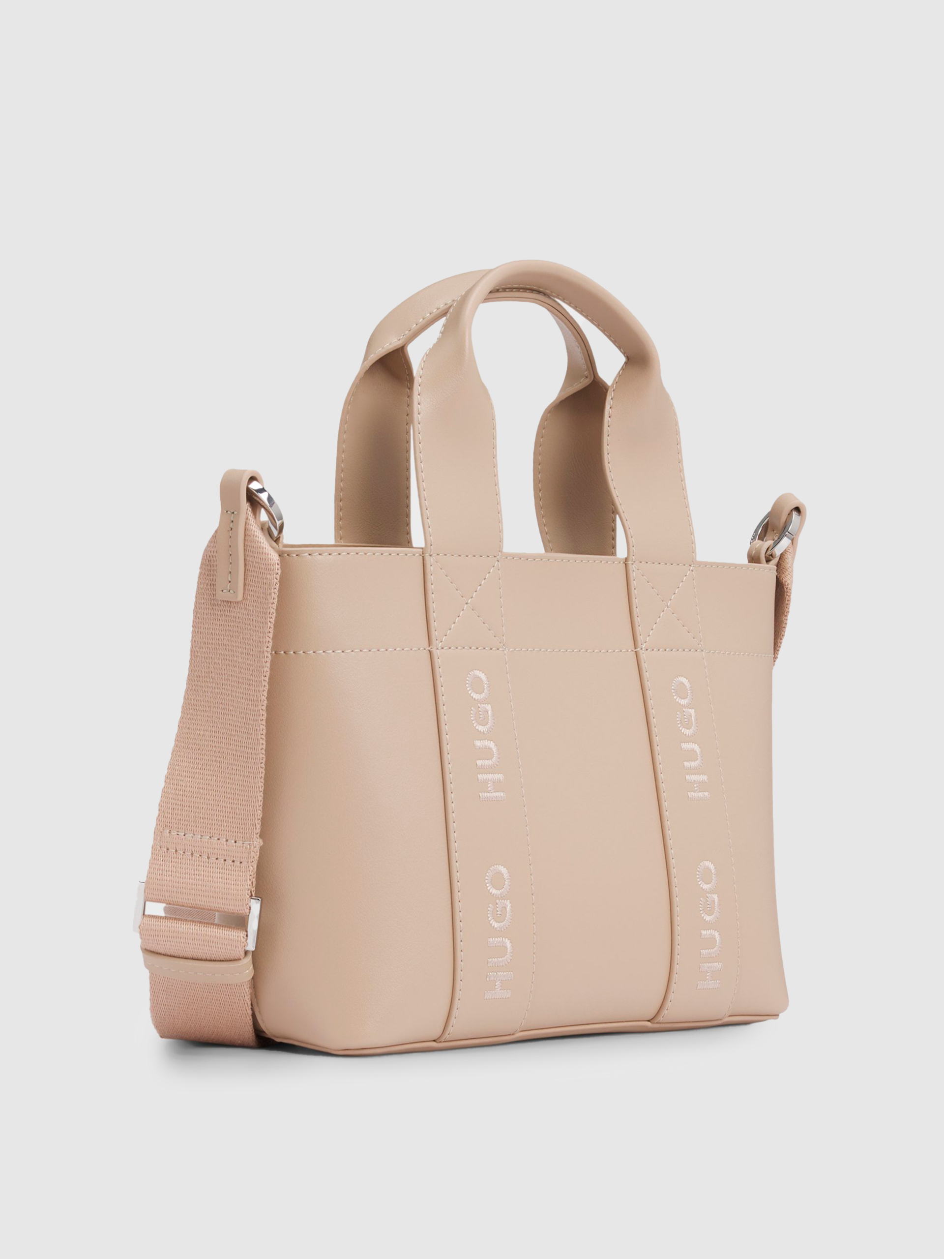 Bolsos de Mano Mujer Beige Hugo Boss