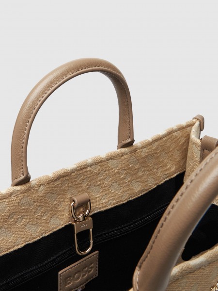 Tote Bags Mulher Boss Orange