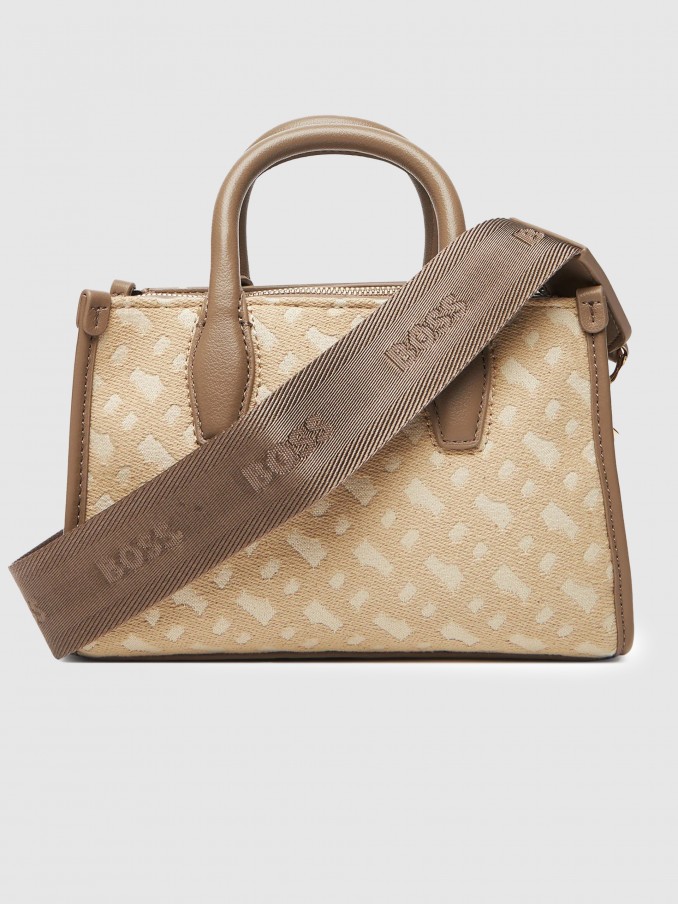 Bolsos de Mano Mujer Beige Boss Orange