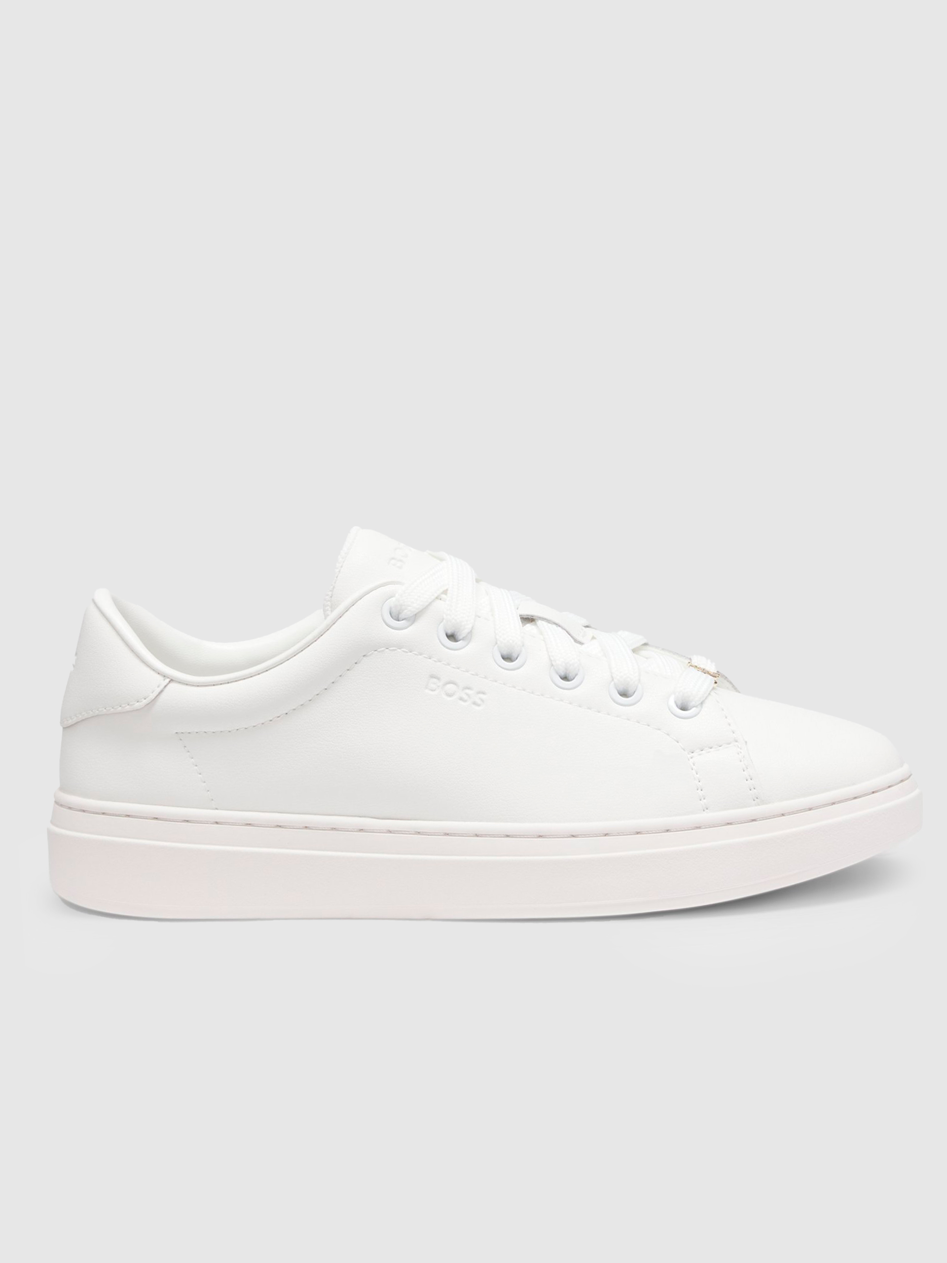 Sneakers Woman White Boss Orange