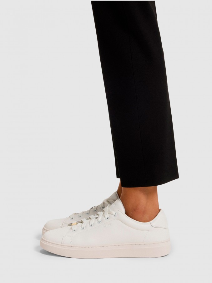 Sneakers Woman White Boss Orange