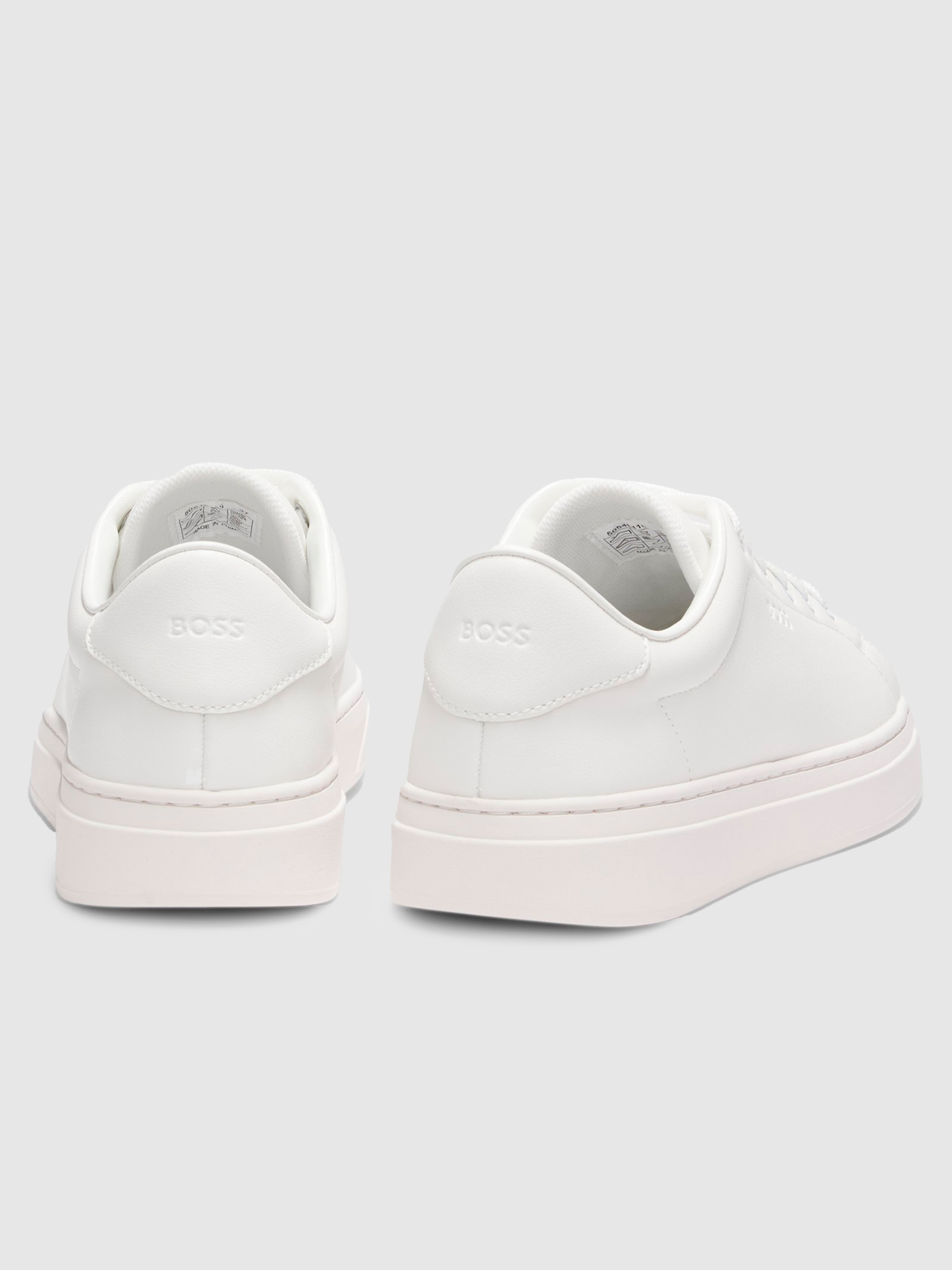 Sneakers Woman White Boss Orange