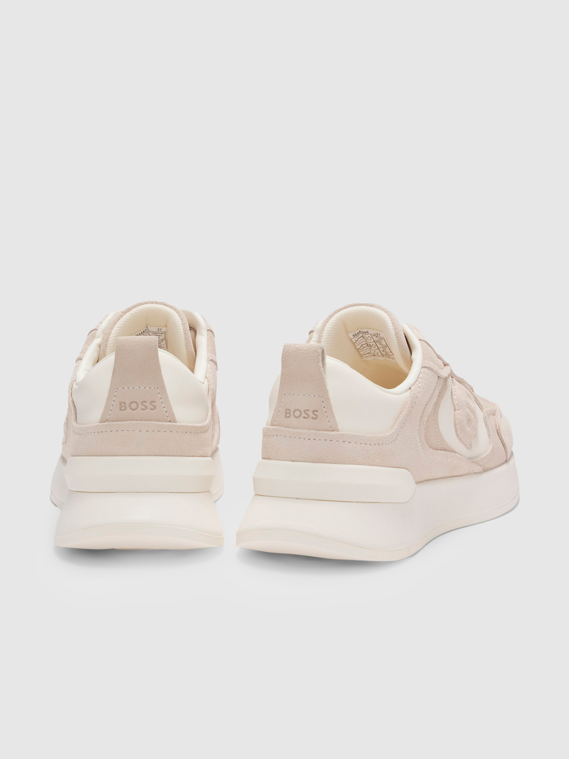 Sneakers Woman Beige Boss Orange