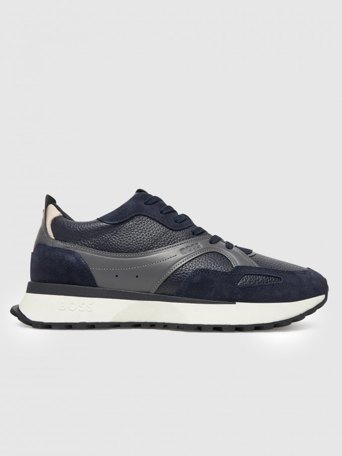 Tenis Hombre Azul Marino Boss Orange