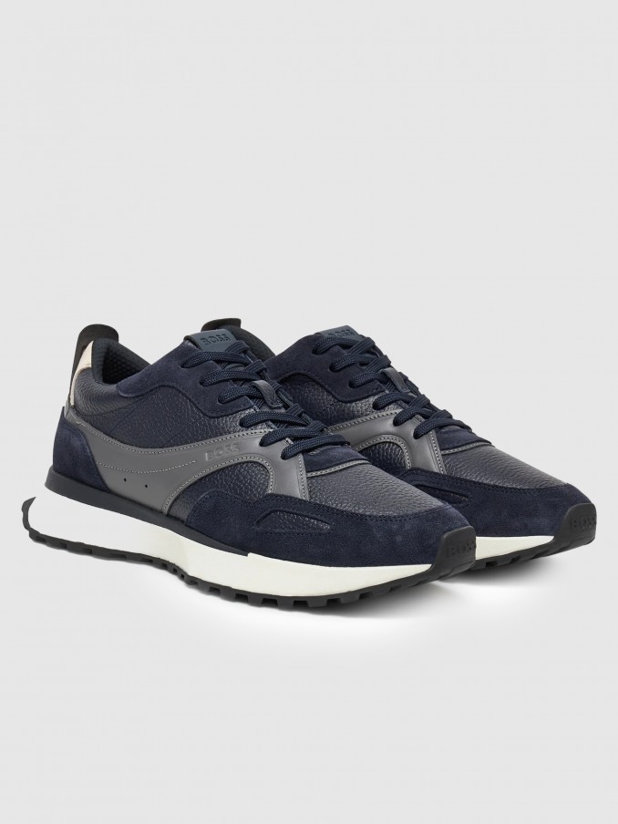 Tenis Hombre Azul Marino Boss Orange