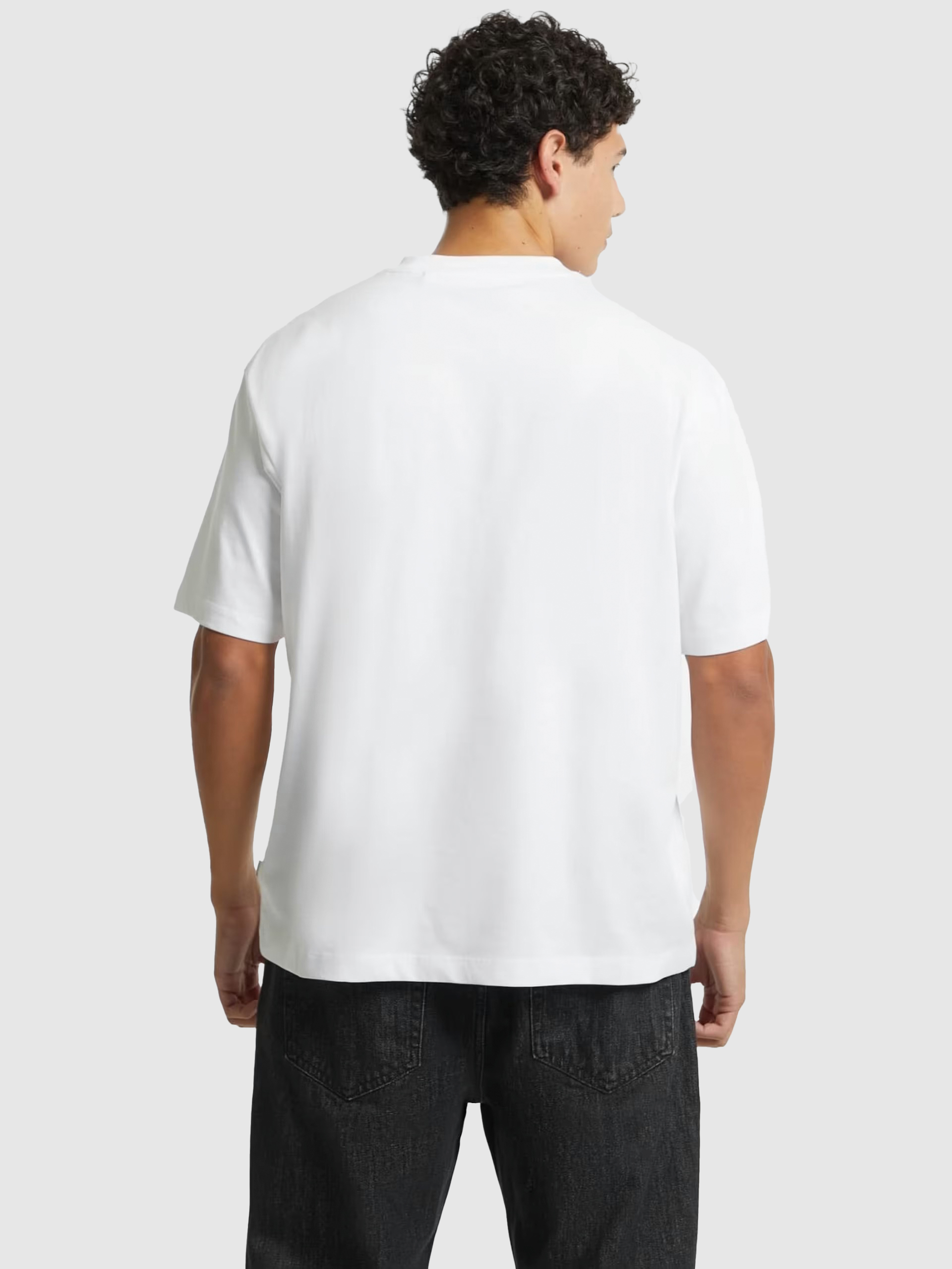 Camiseta Hombre Blanco Guess Jeans
