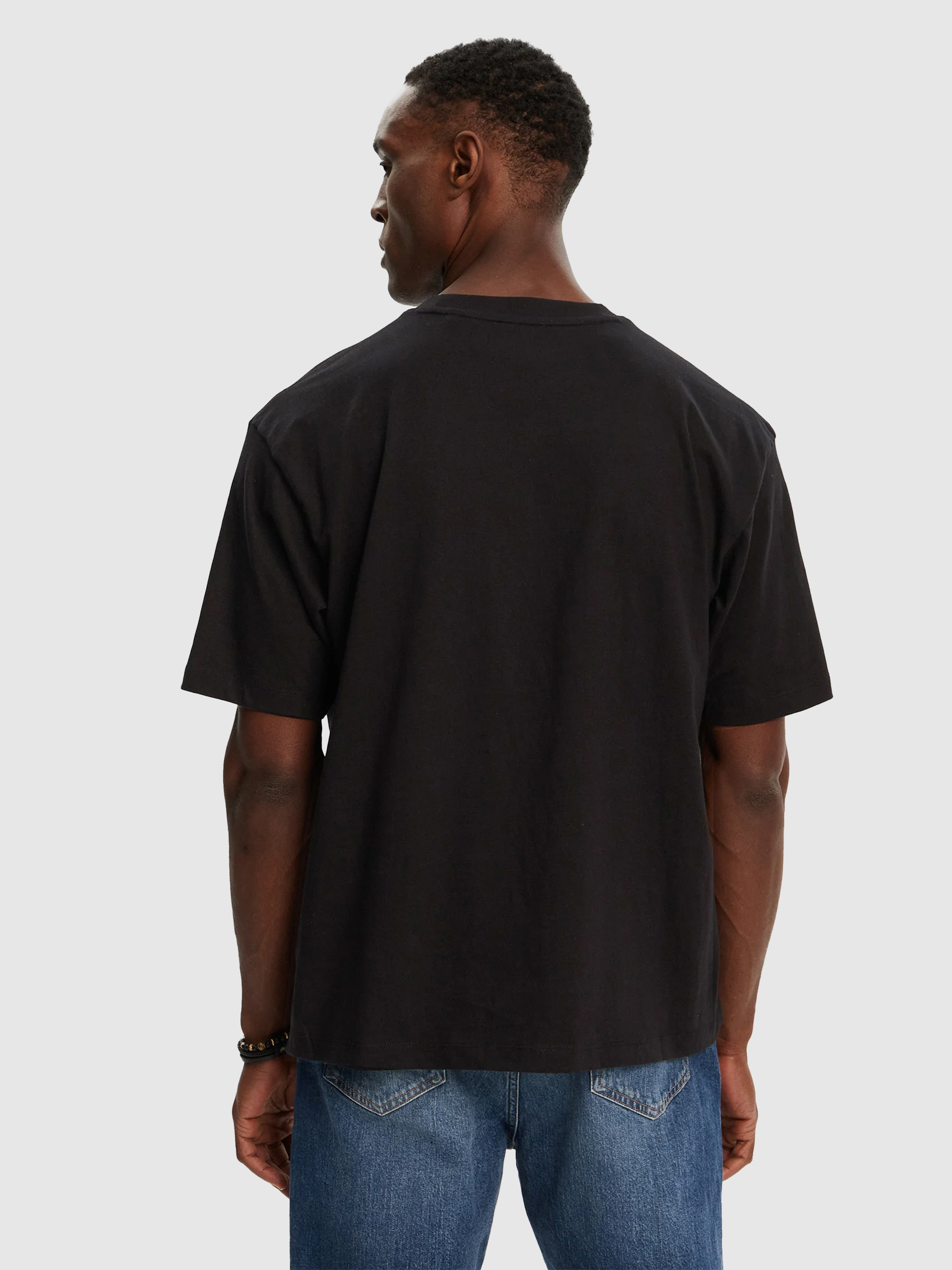 Camiseta Hombre Negro Guess Jeans
