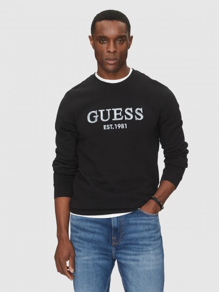 Jersey Hombre Negro Guess