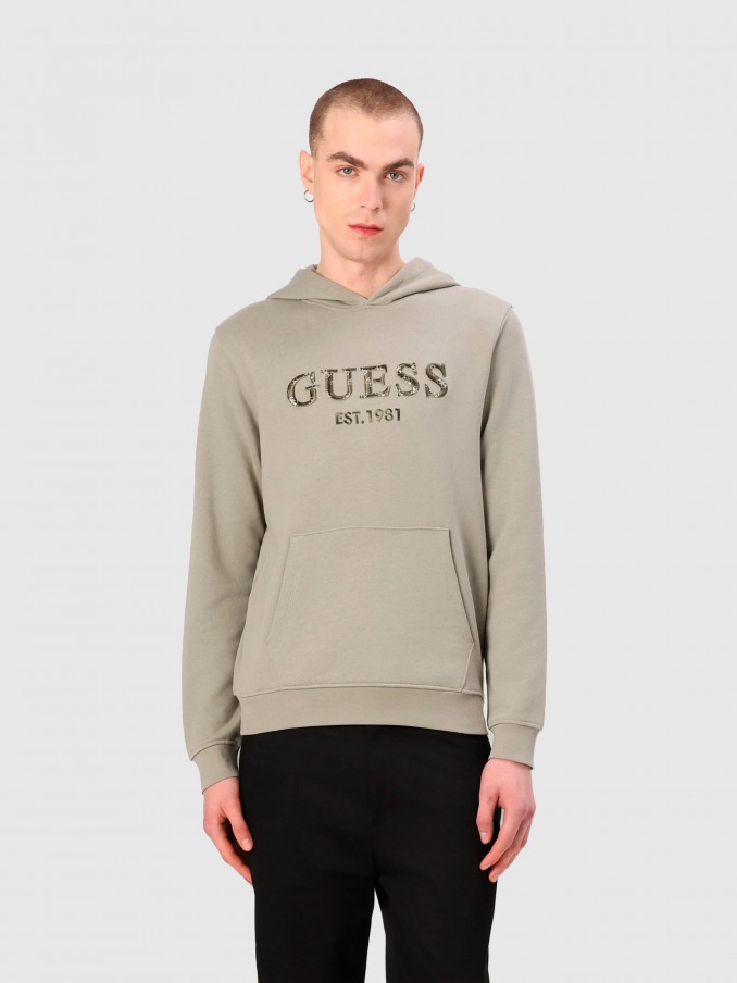 Jersey Hombre Verde Guess