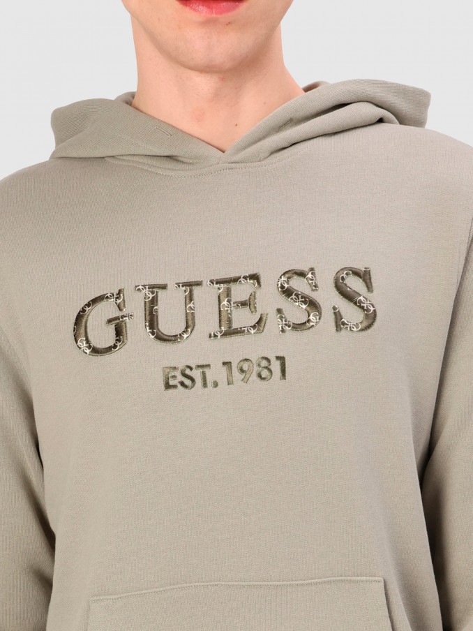 Jersey Hombre Verde Guess