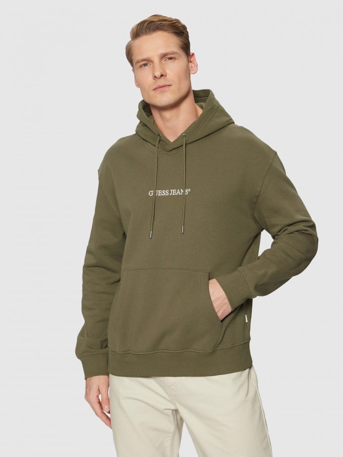 Jumper Man Green Guess Jeans
