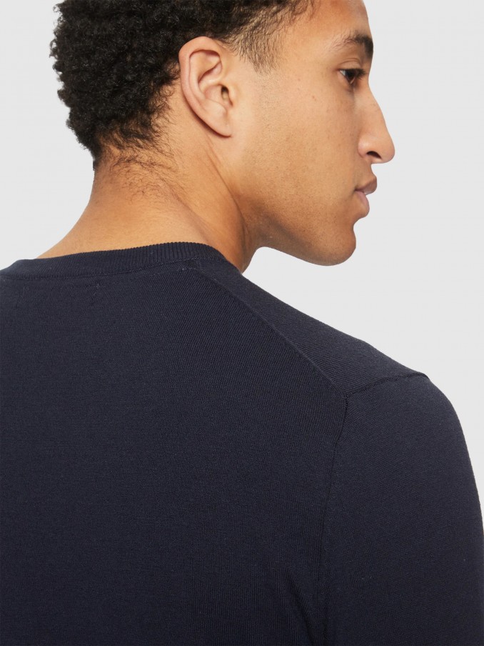 Jersey Hombre Azul Oscuro Guess