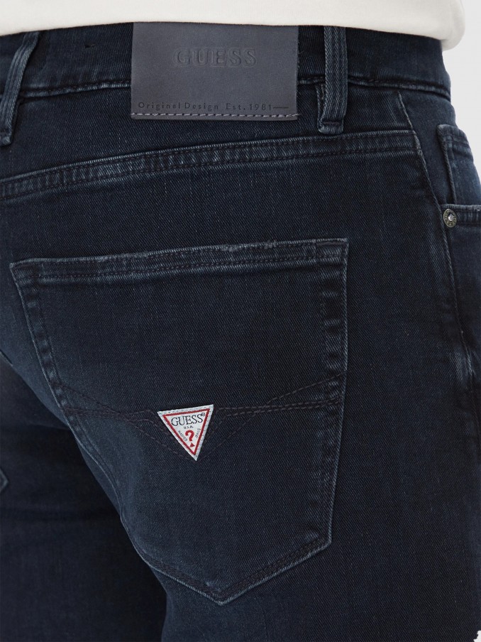 Pantalones Hombre Jeans Oscuros Guess