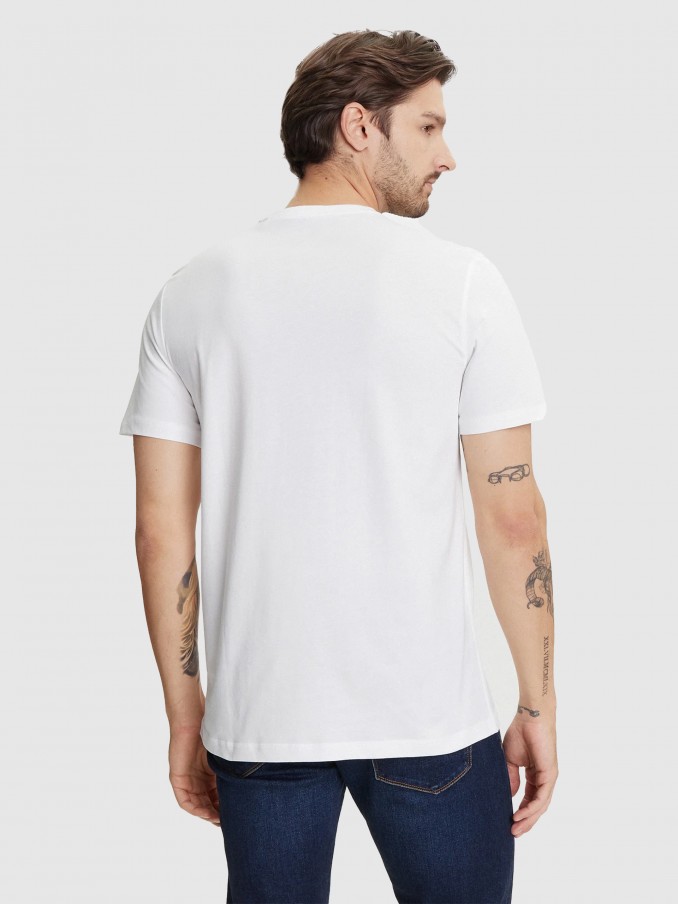T-Shirt Man White Guess