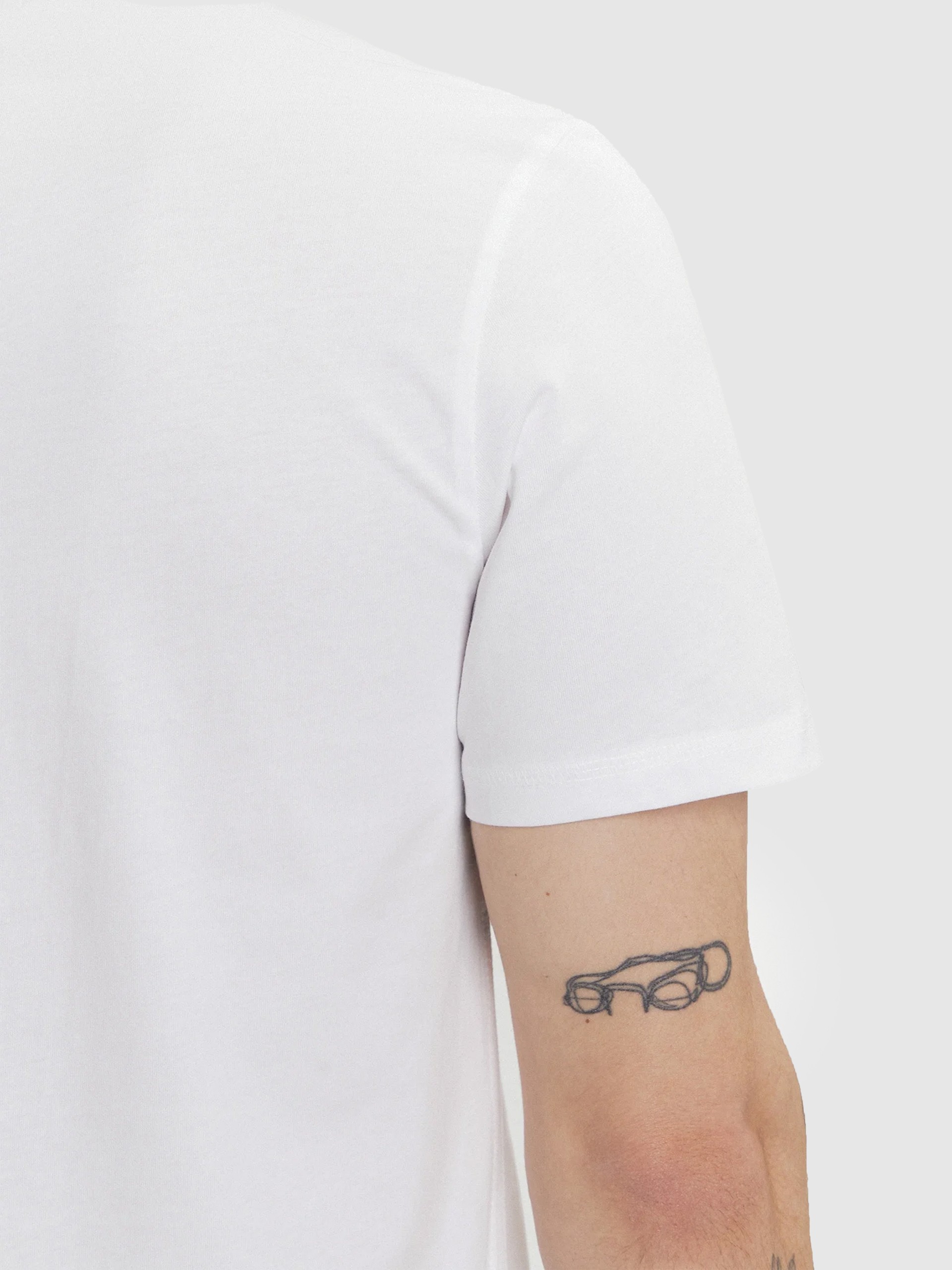 Camiseta Hombre Blanco Guess