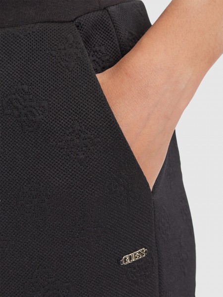 Pants Woman Black Guess Underwear