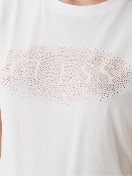 T-Shirt Woman White Guess Underwear