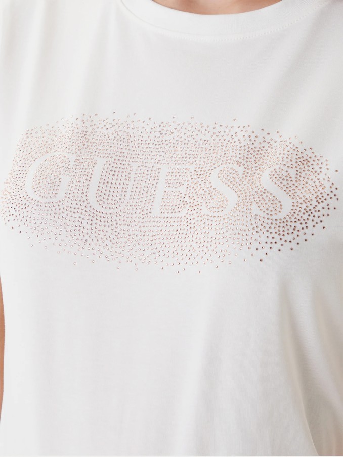 T-Shirt Woman White Guess Underwear