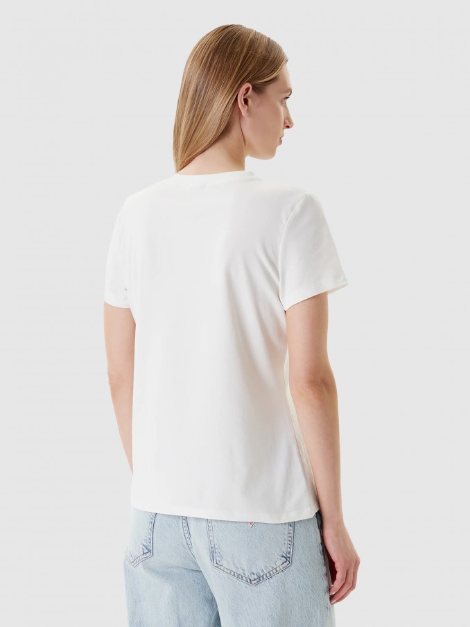 T-Shirt Woman White Guess Underwear