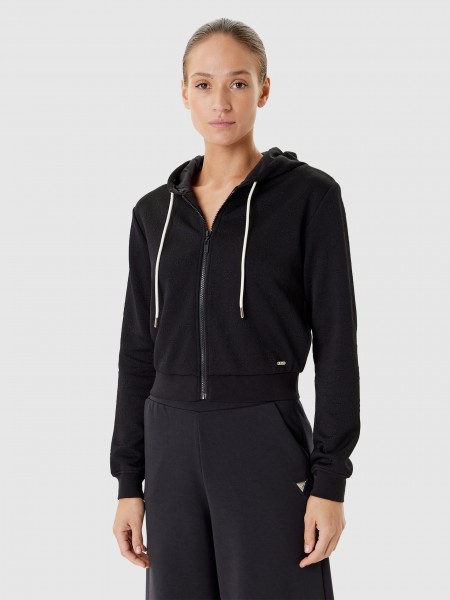 Chaqueta Mujer Negro Guess Underwear