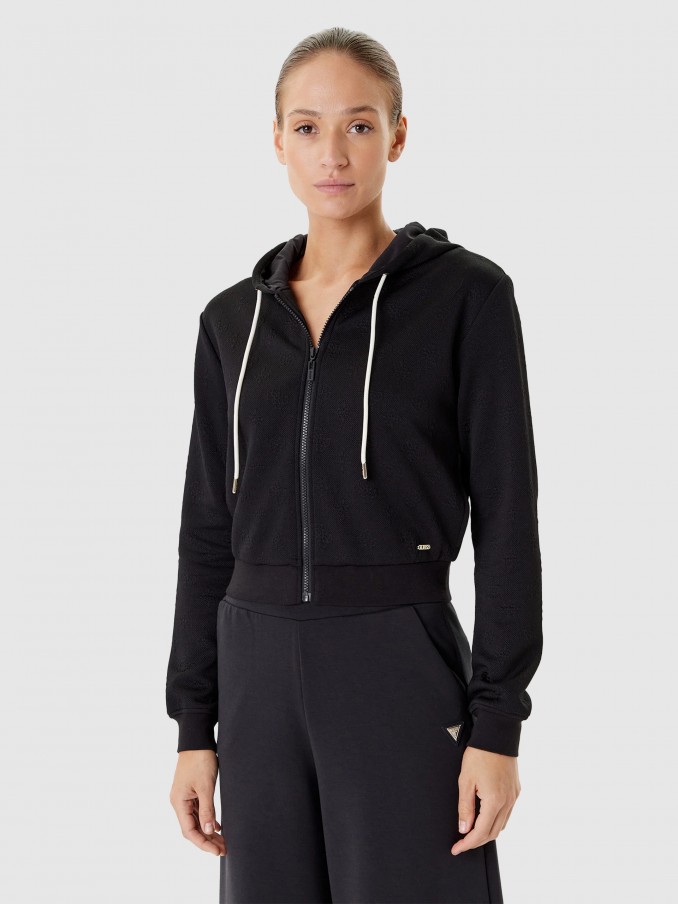 Chaqueta Mujer Negro Guess Underwear