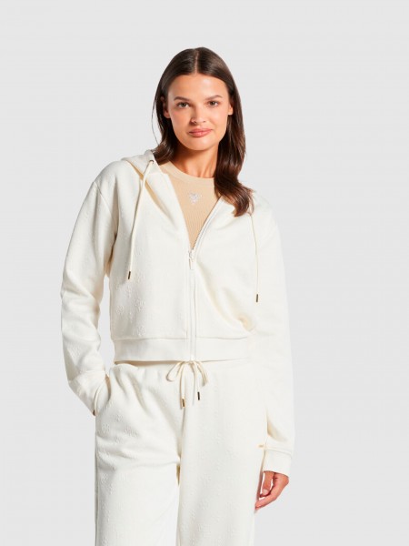 Chaqueta Mujer Beige Guess Underwear