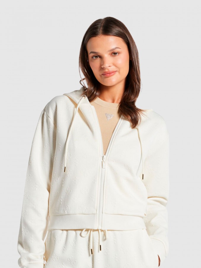 Chaqueta Mujer Beige Guess Underwear
