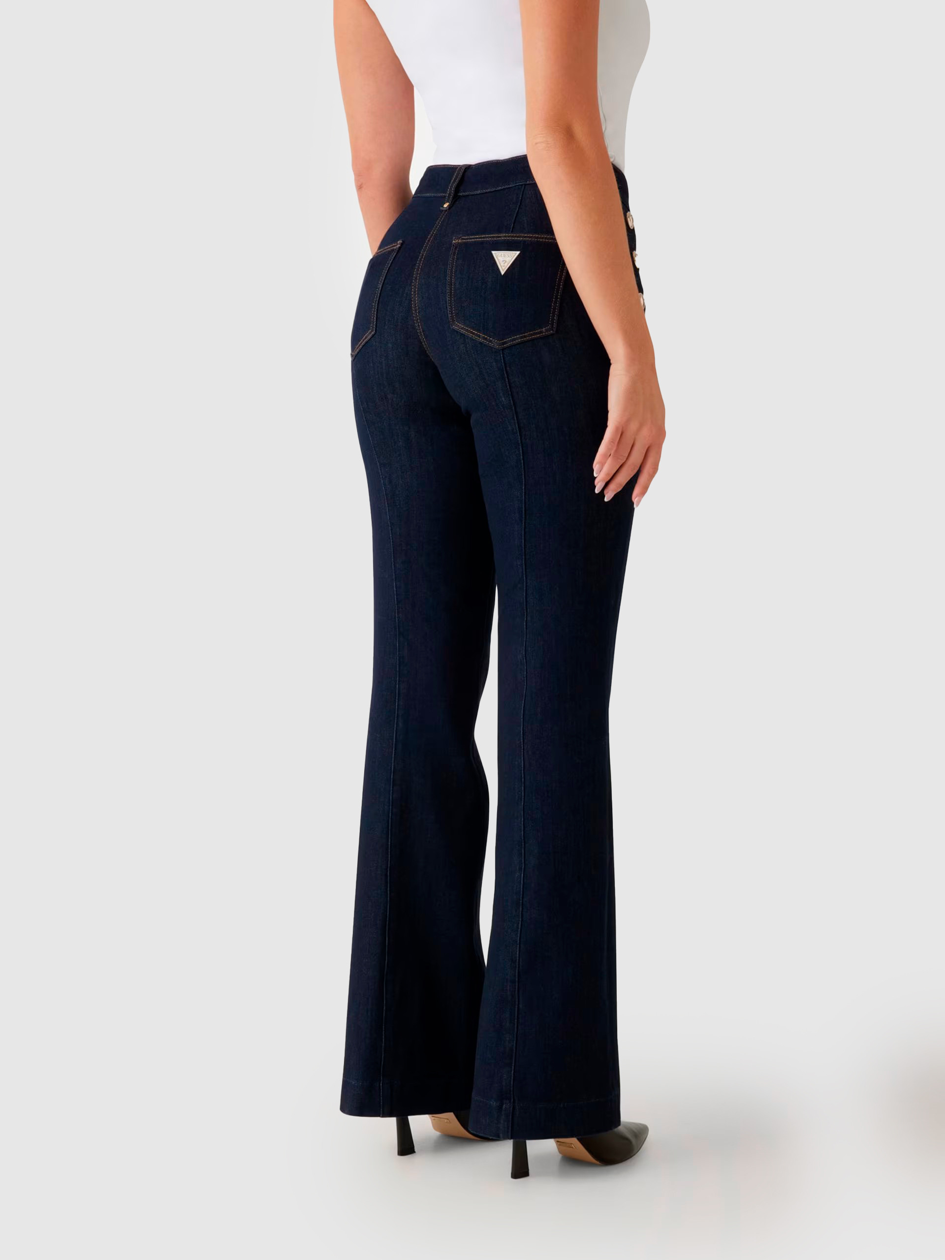 Pantalones Mujer Jeans Oscuros Guess
