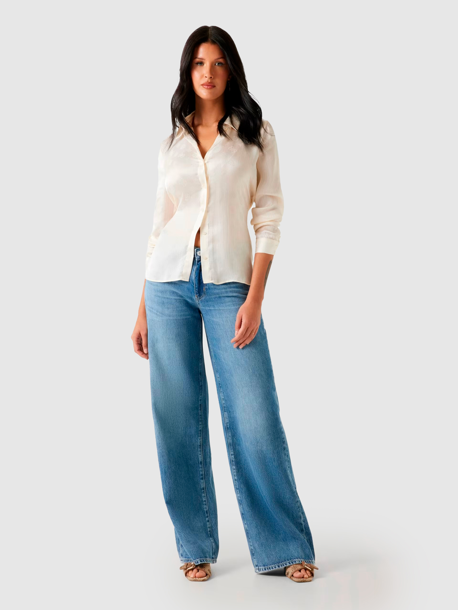 Shirt Woman Cream Guess