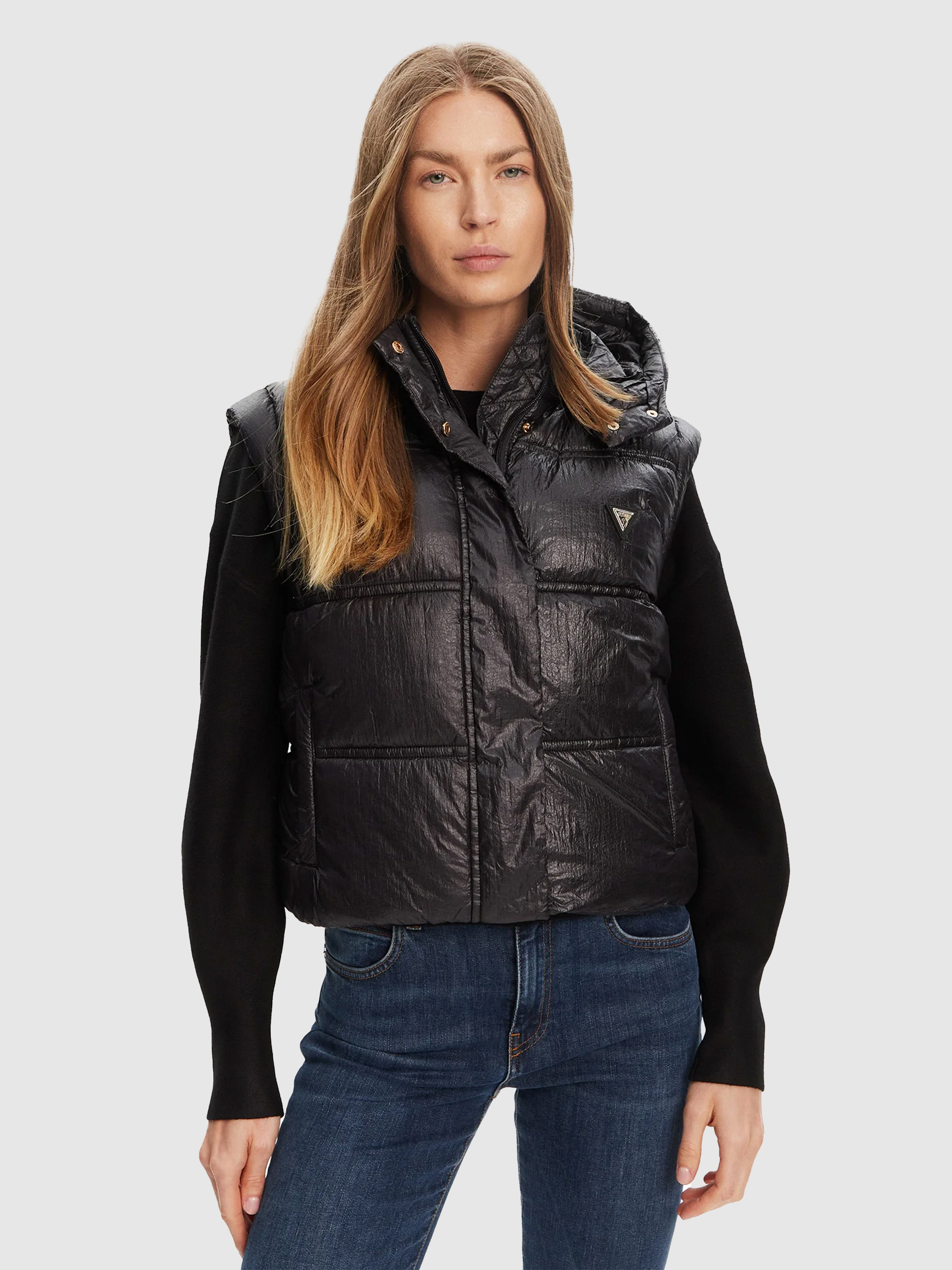 Chaqueta Mujer Negro Guess