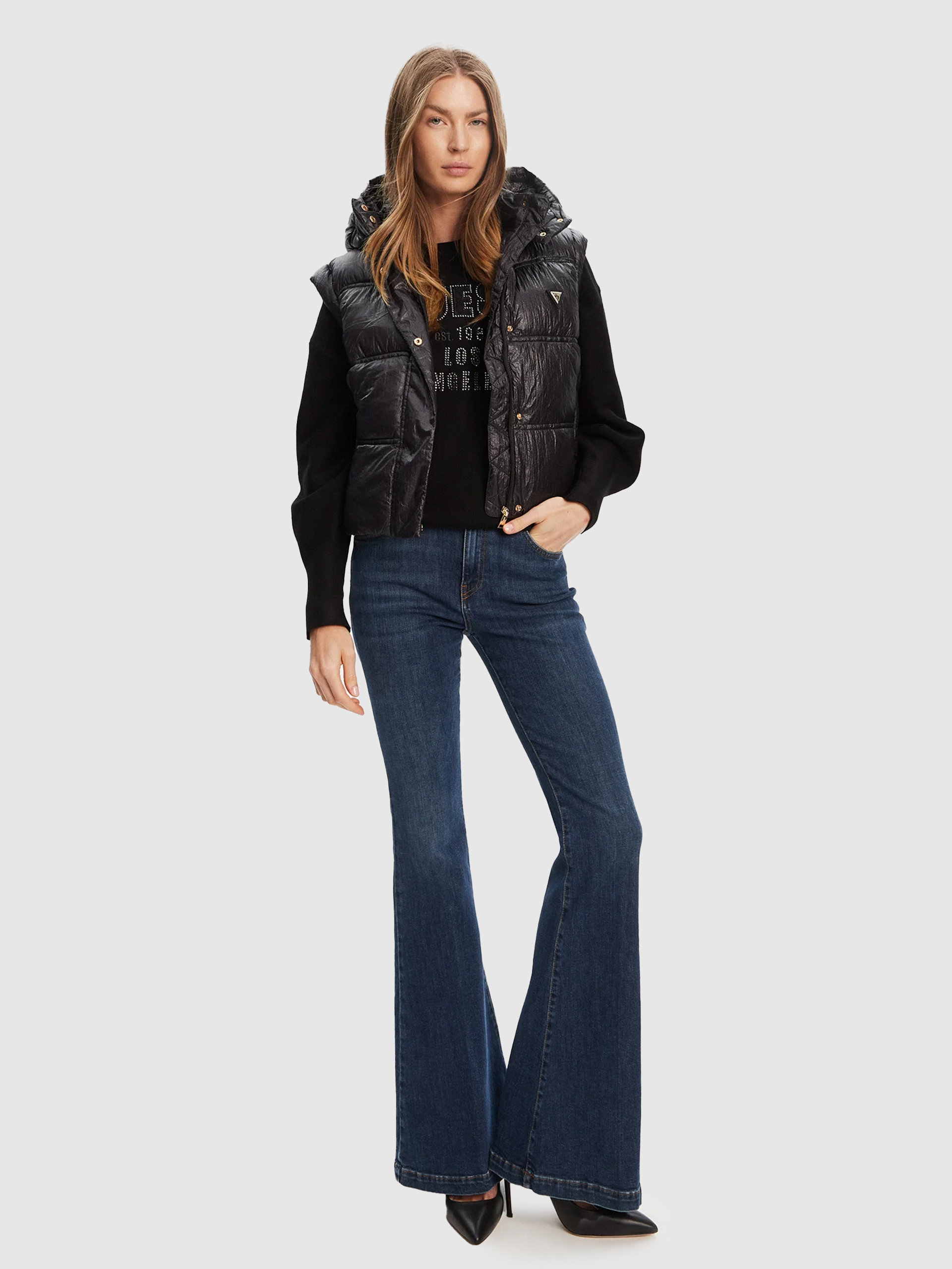 Chaqueta Mujer Negro Guess