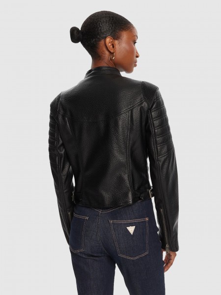 Chaqueta Mujer Negro Guess Chaqueta Mujer Negro Guess