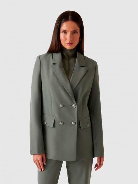Blazer Mujer Verde Guess