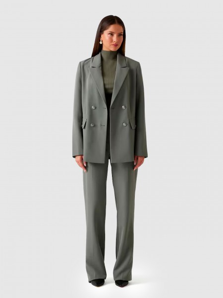 Blazer Mulher Ls Fiona Double Breast  Blazer Guess