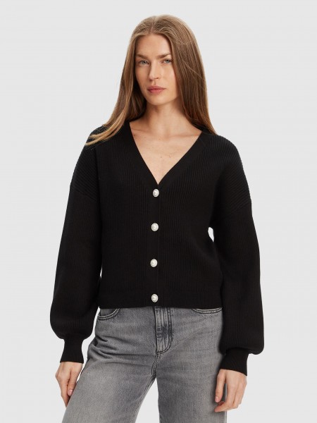 Chaqueta Mujer Negro Guess